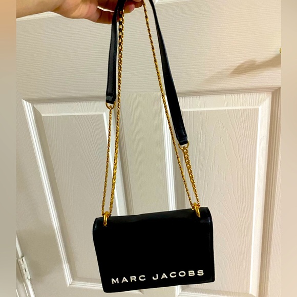 EUC Marc Jacobs Double Take Cross Body Gold Chain Link Evening Purse - Picture 5 of 15